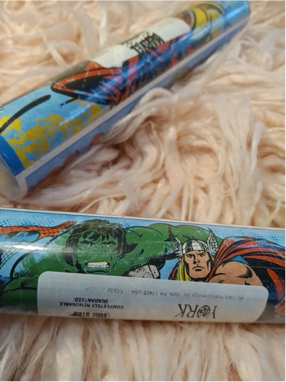 Marvel Avenger Peel & Stick Wallpaper Border Removable Kids 2 pk 5 yards ea